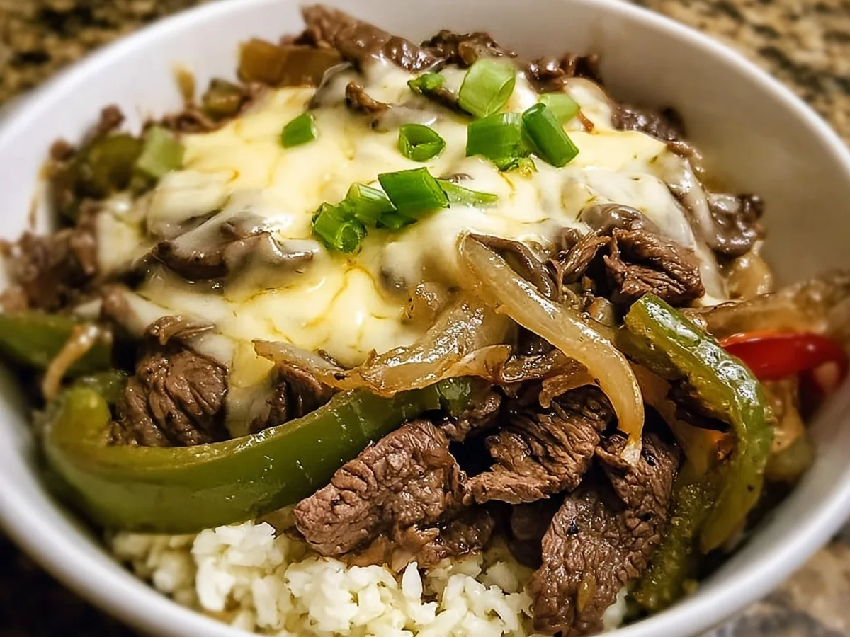 Low-Carb Philly Cheesesteak Bowls: Easy Meal Prep - Image 2