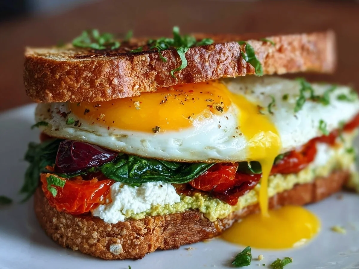 Mediterranean Breakfast Sandwich: Quick & Nutritious - Image 2