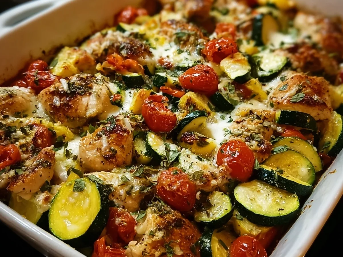 Mediterranean Chicken Zucchini Bake: Easy 30g Protein Meal - Image 2