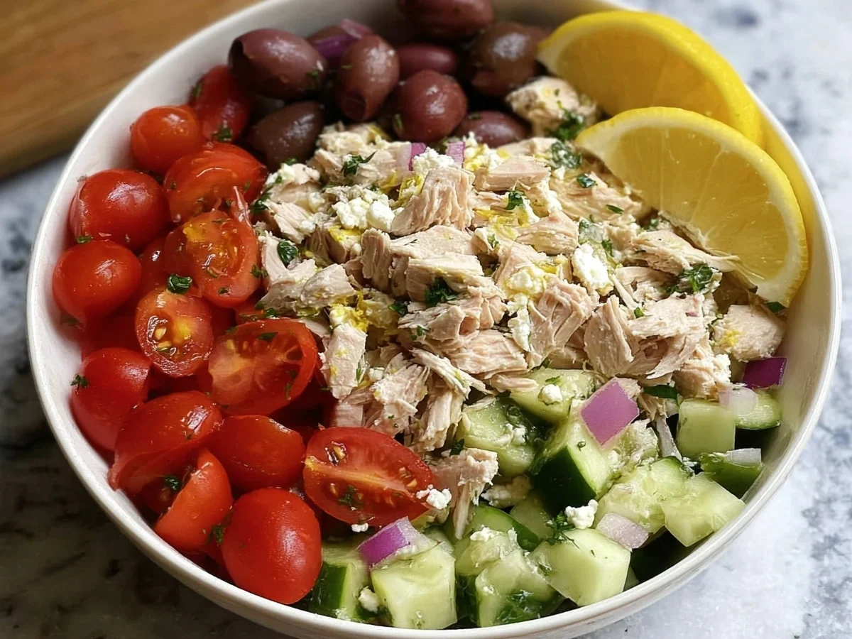 Mediterranean Tuna Salad: Quick, Healthy Lunch - Image 1
