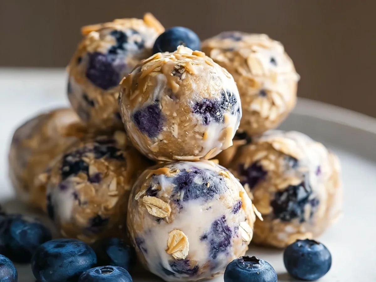 No-Bake Blueberry Cheesecake Protein Bites - Image 2
