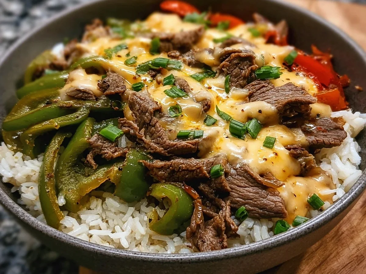 Philly Cheesesteak Rice Bowls: High Protein Meal Prep - Image 2