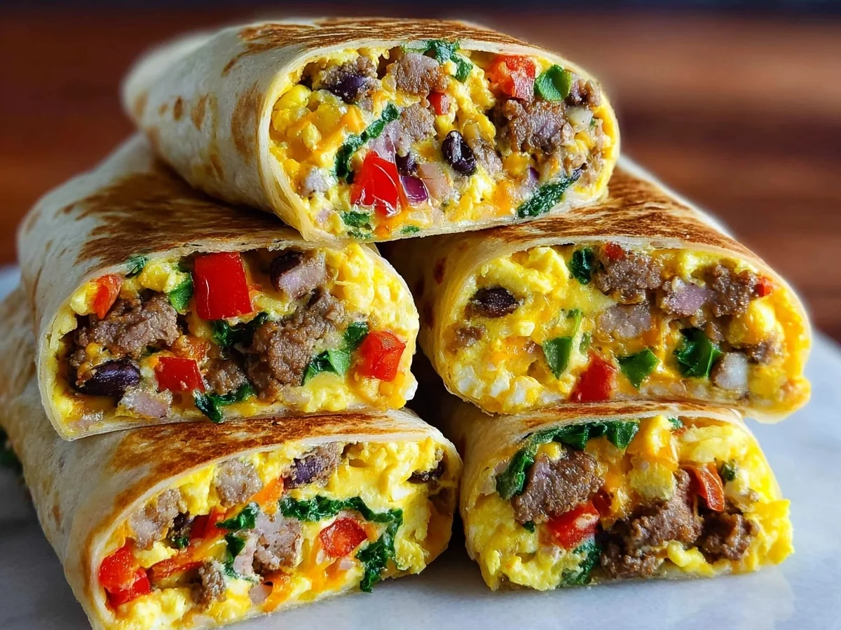 Protein Breakfast Burritos: Freezer Meal Prep - Image 1