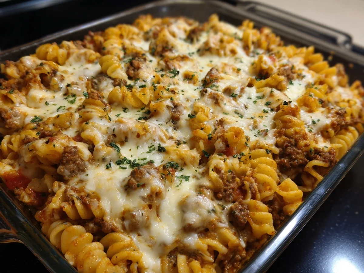 Protein Cottage Cheese Pasta Bake with Ground Beef - Image 2