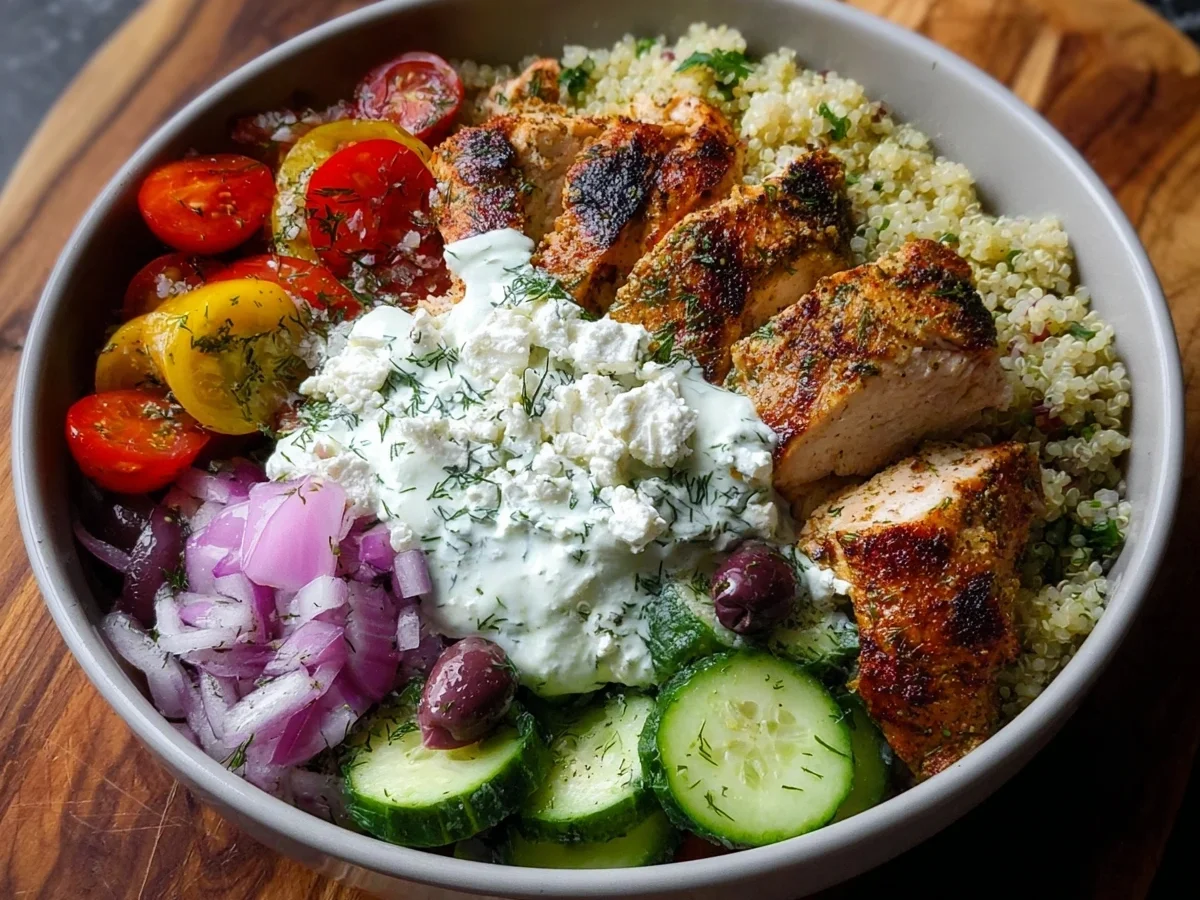 Protein-Packed Greek Chicken Power Bowl - Image 1
