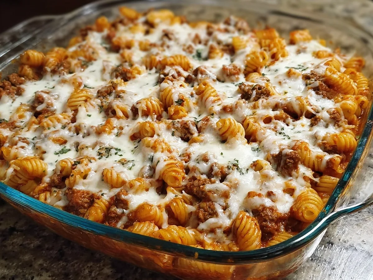 Protein Pasta Bake: Cottage Cheese & Ground Beef - Image 1