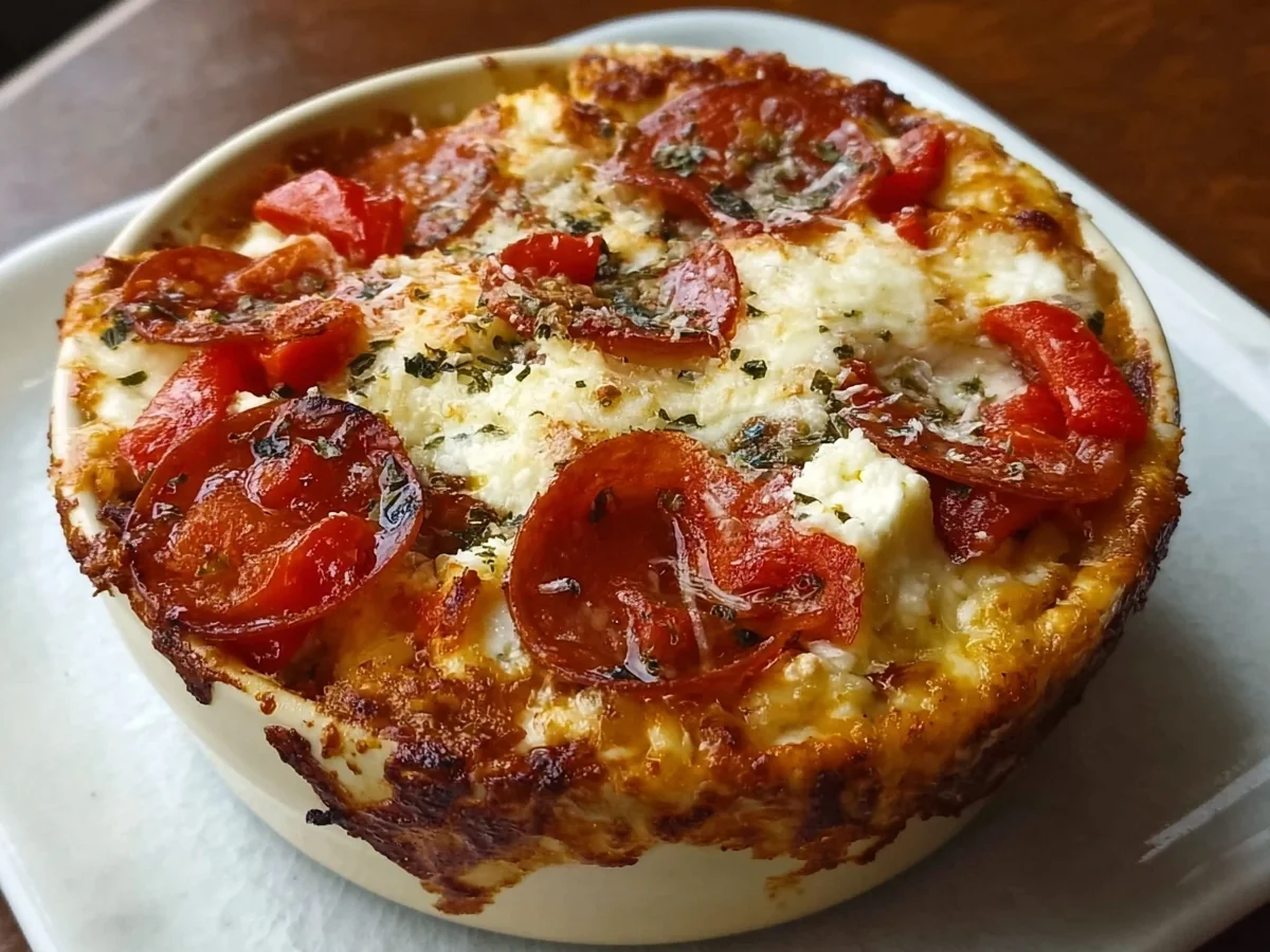 Quick High-Protein Cottage Cheese Pizza Bowl Dinner - Image 2