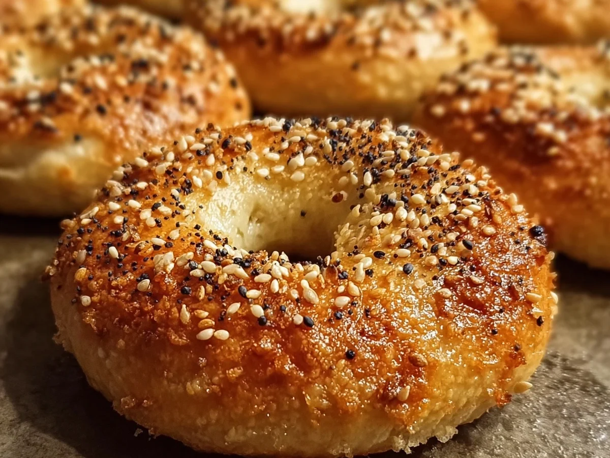 Quick High Protein Greek Yogurt Bagels - Image 1
