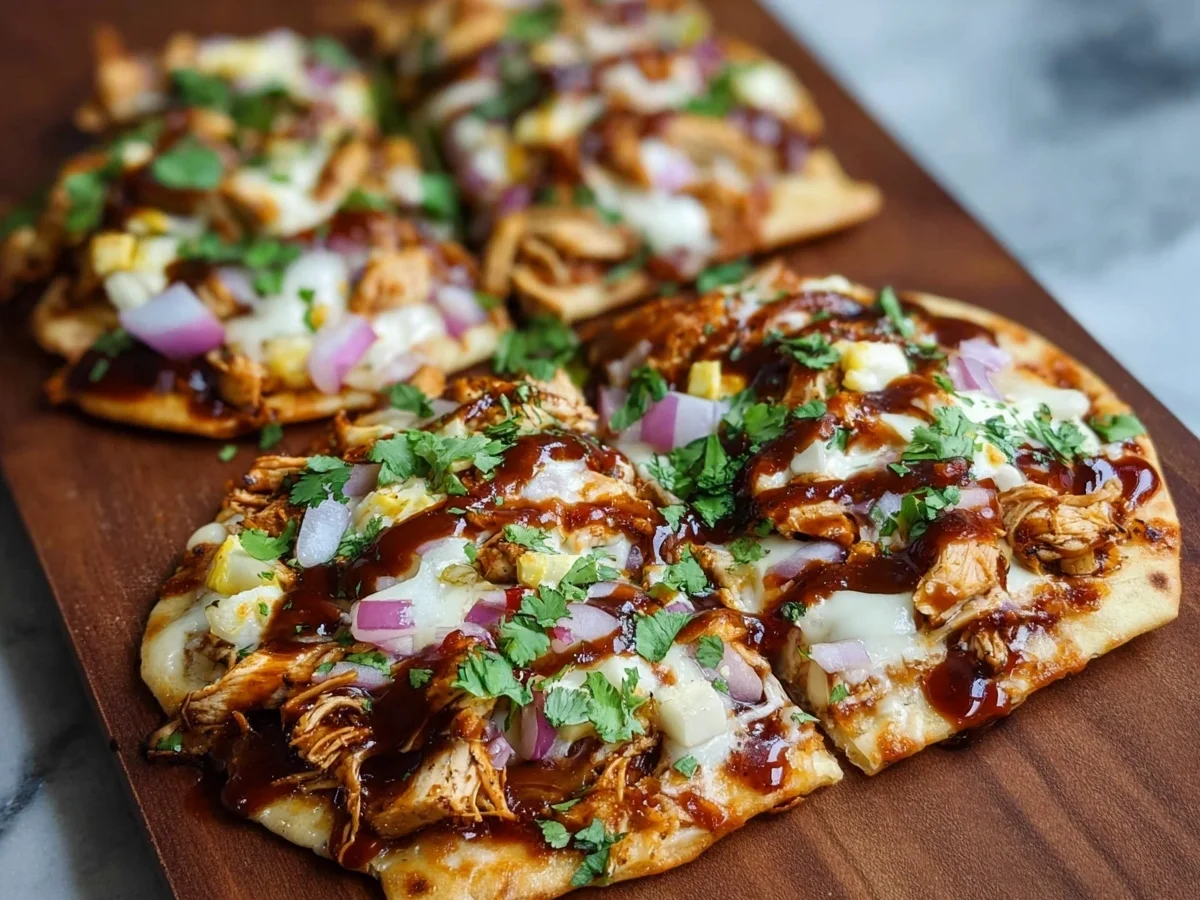 Savory BBQ Chicken Flatbread: Protein Packed Quick Dinner - Image 2