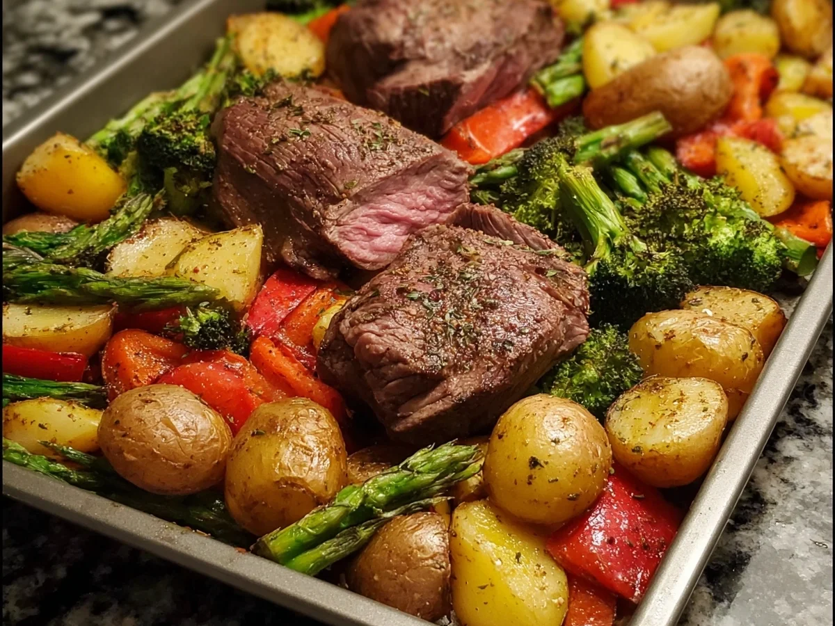 Sheet Pan Steak & Veggies: Quick One-Pan Dinner - Image 2