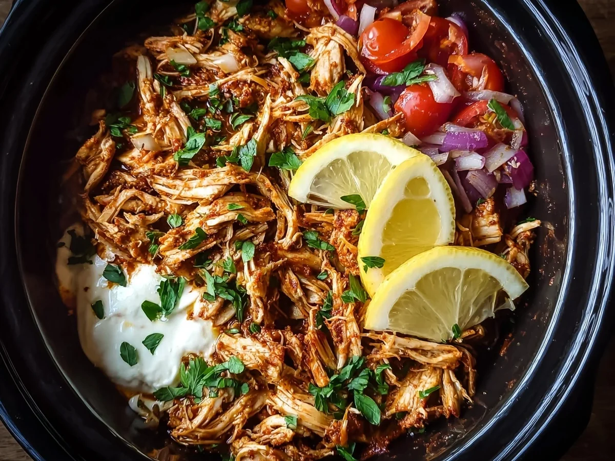Slow Cooker Chicken Shawarma: Easy Family Dinner - Image 1