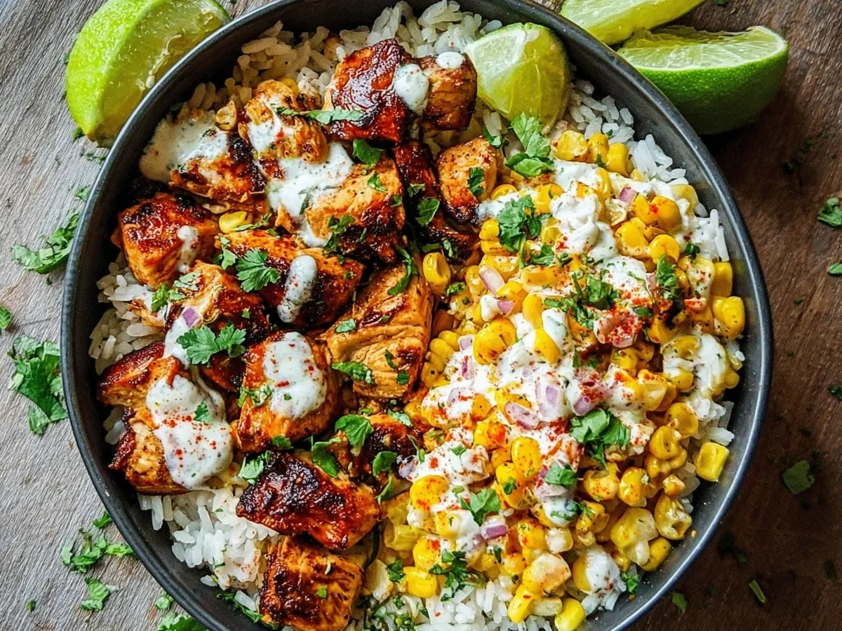 Street Corn Chicken Rice Bowl: Quick 30-Min Dinner - Image 1