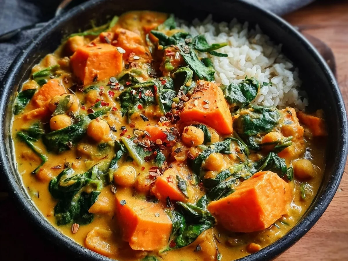 Sweet Potato Chickpea Curry: One-Pot Vegan Meal - Image 1