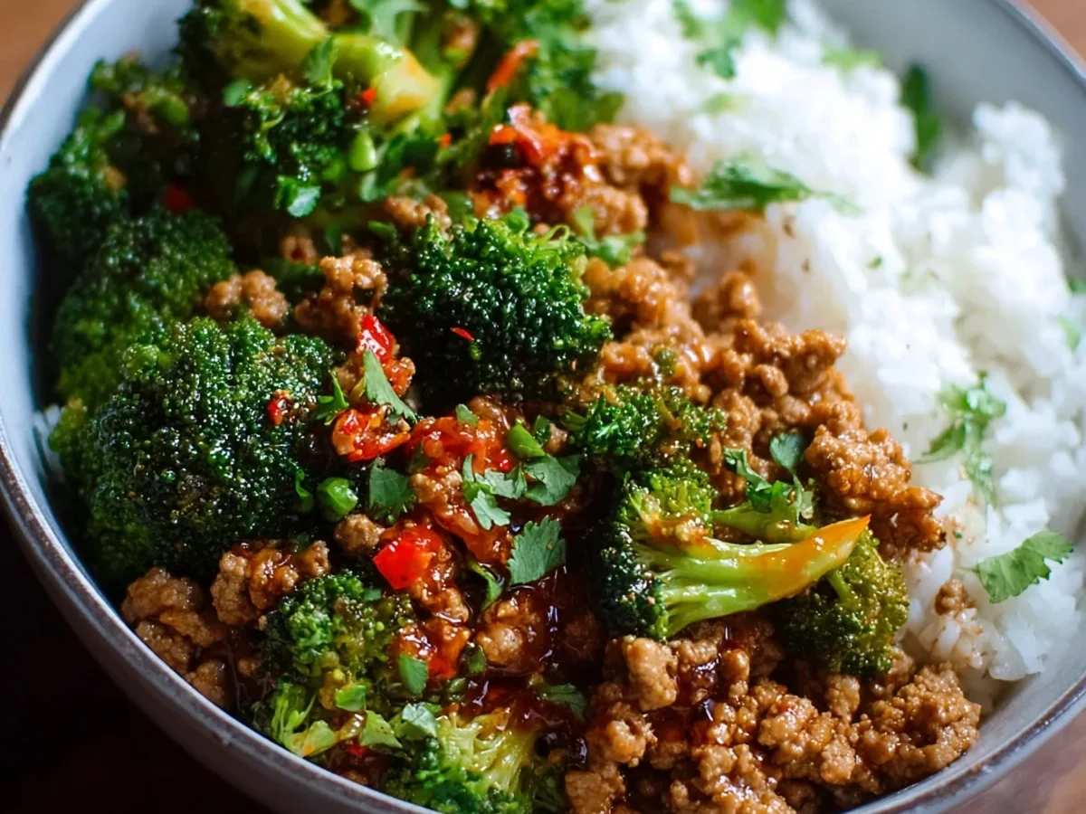 Sweet Spicy Ground Turkey Broccoli Bowls in 20 Mins - Image 2