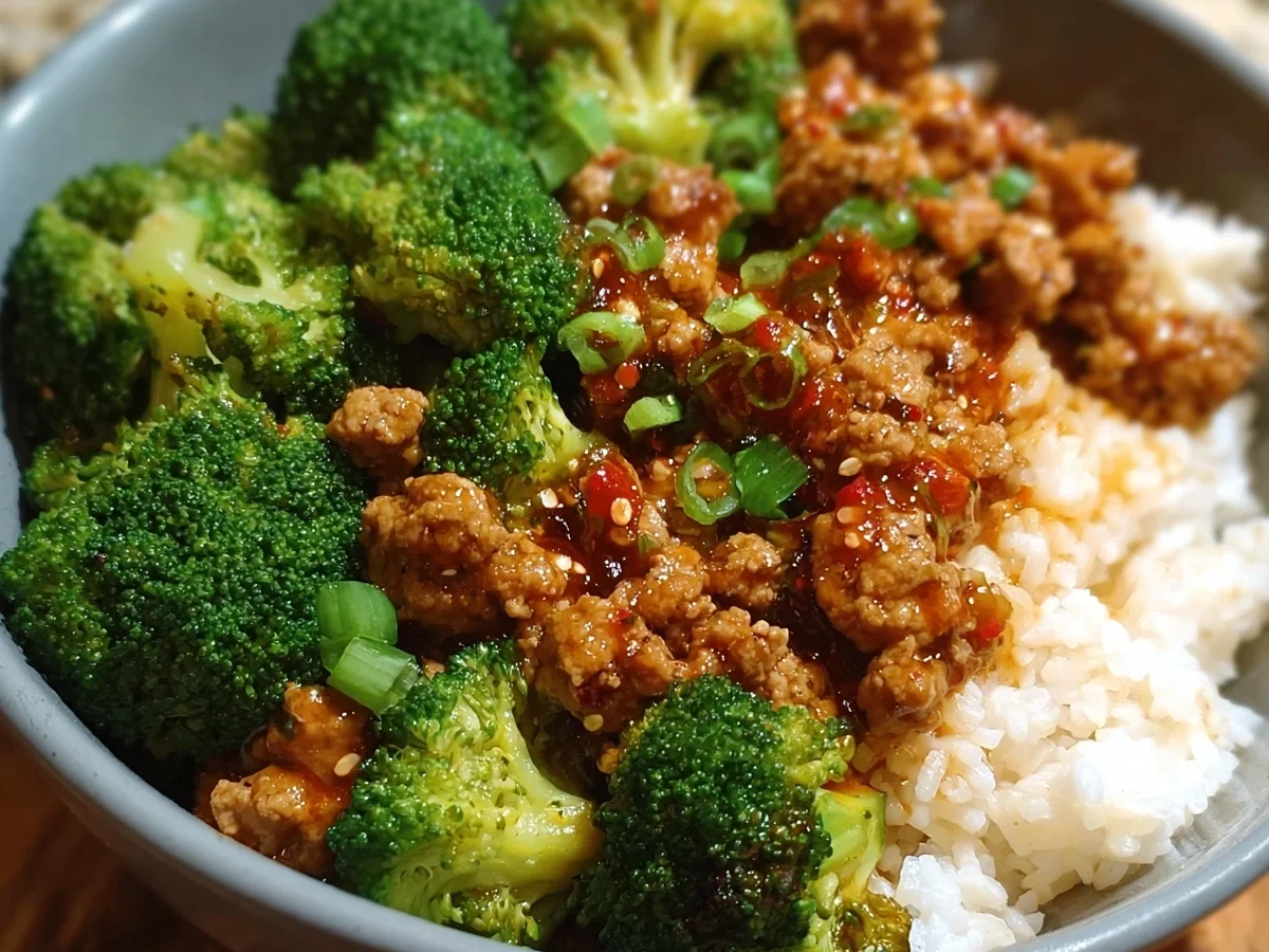Sweet & Spicy Ground Turkey Broccoli Bowls - Image 2