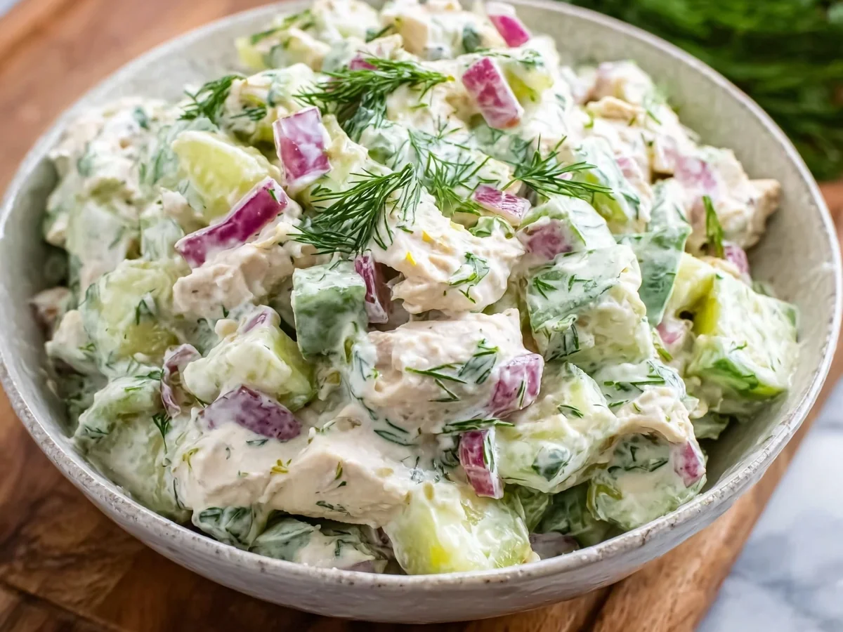 Tzatziki Chicken Salad: Refreshing High-Protein Meal - Image 1