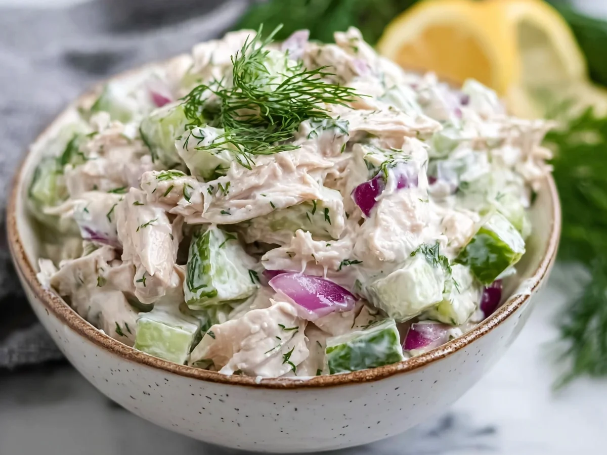 Tzatziki Chicken Salad: Refreshing High-Protein Meal - Image 2