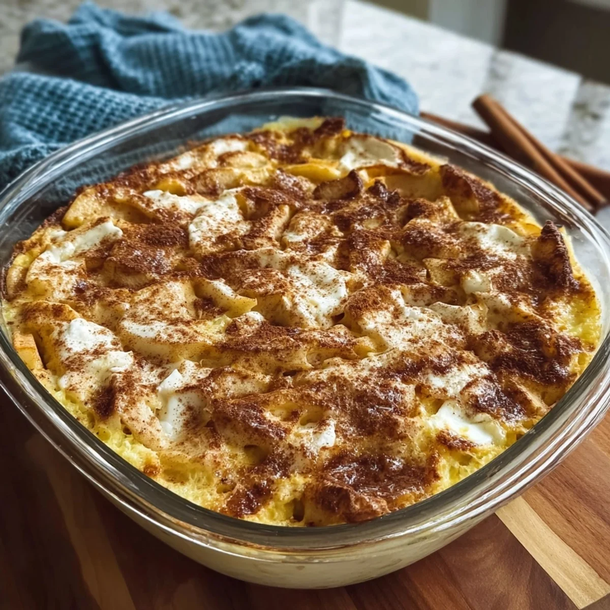 Apple Cinnamon Cottage Cheese Bake