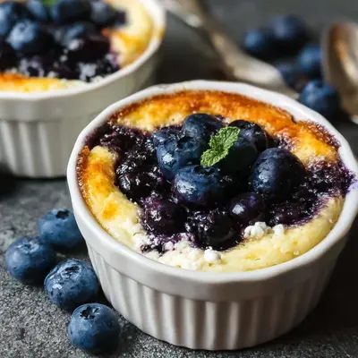 Baked Blueberry Cottage Cheese Bowl: High Protein Treat