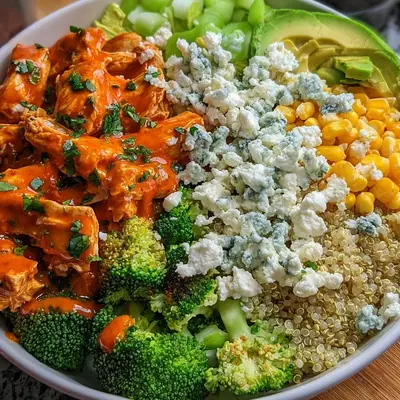 Buffalo Chicken Bowls: High Protein Meal Prep