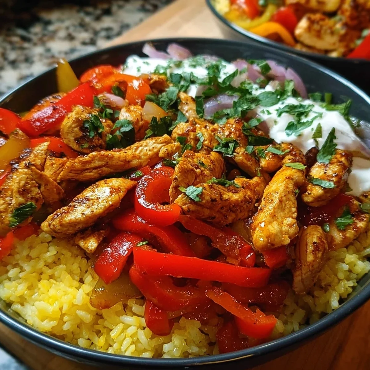 Chicken Fajita Rice Bowls: Quick Protein Meal Prep