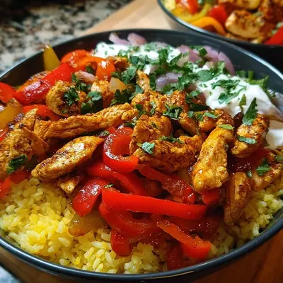 Chicken Fajita Rice Bowls: Quick Protein Meal Prep