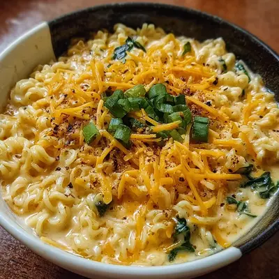 Creamy Cheesy Ramen Noodles: Guilt-Free & Quick Dinner