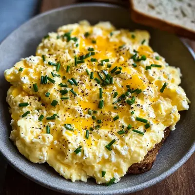 Creamy Scrambled Eggs: Protein Packed Guilt-Free Breakfast