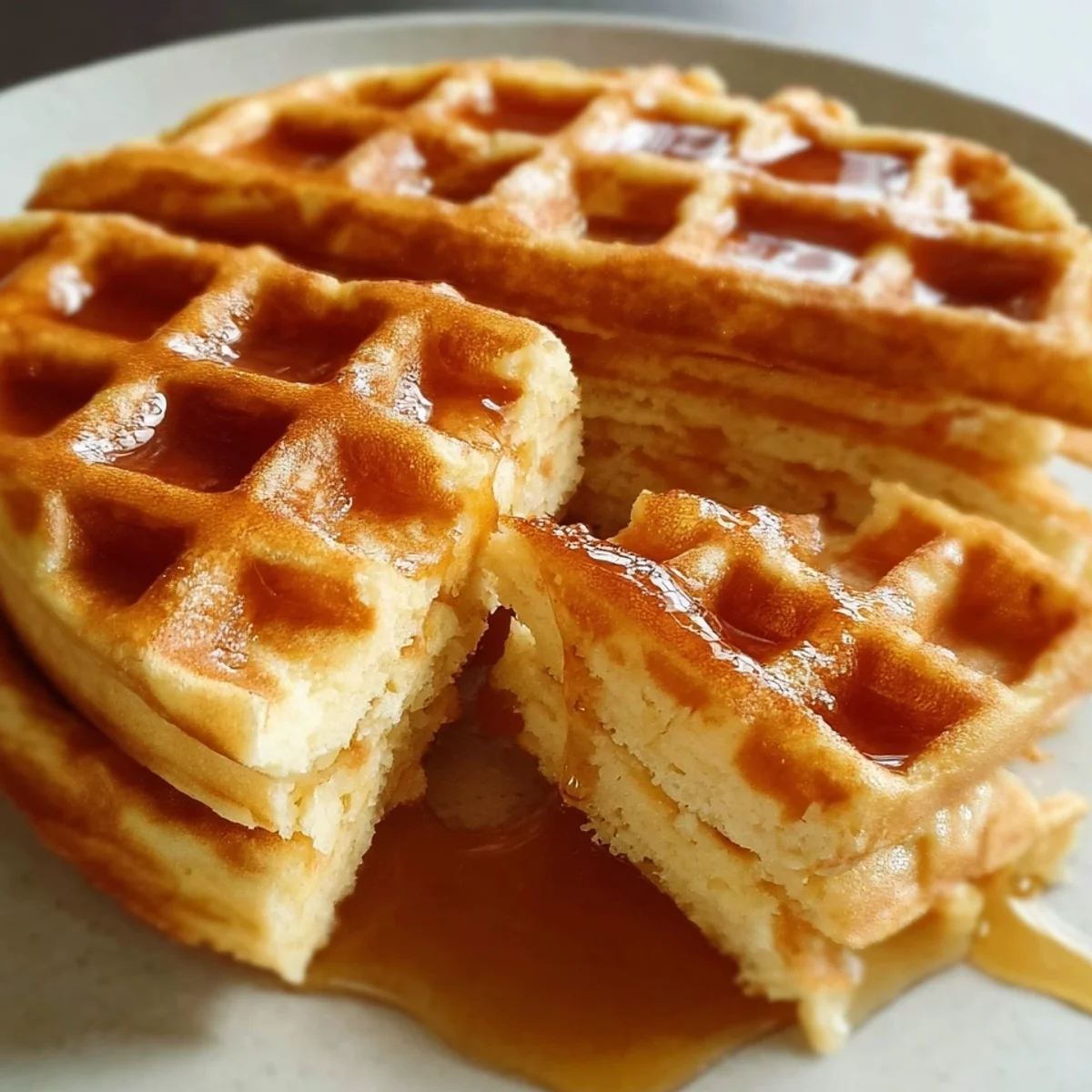 Crispy Protein Powder Waffles: High Protein Breakfast