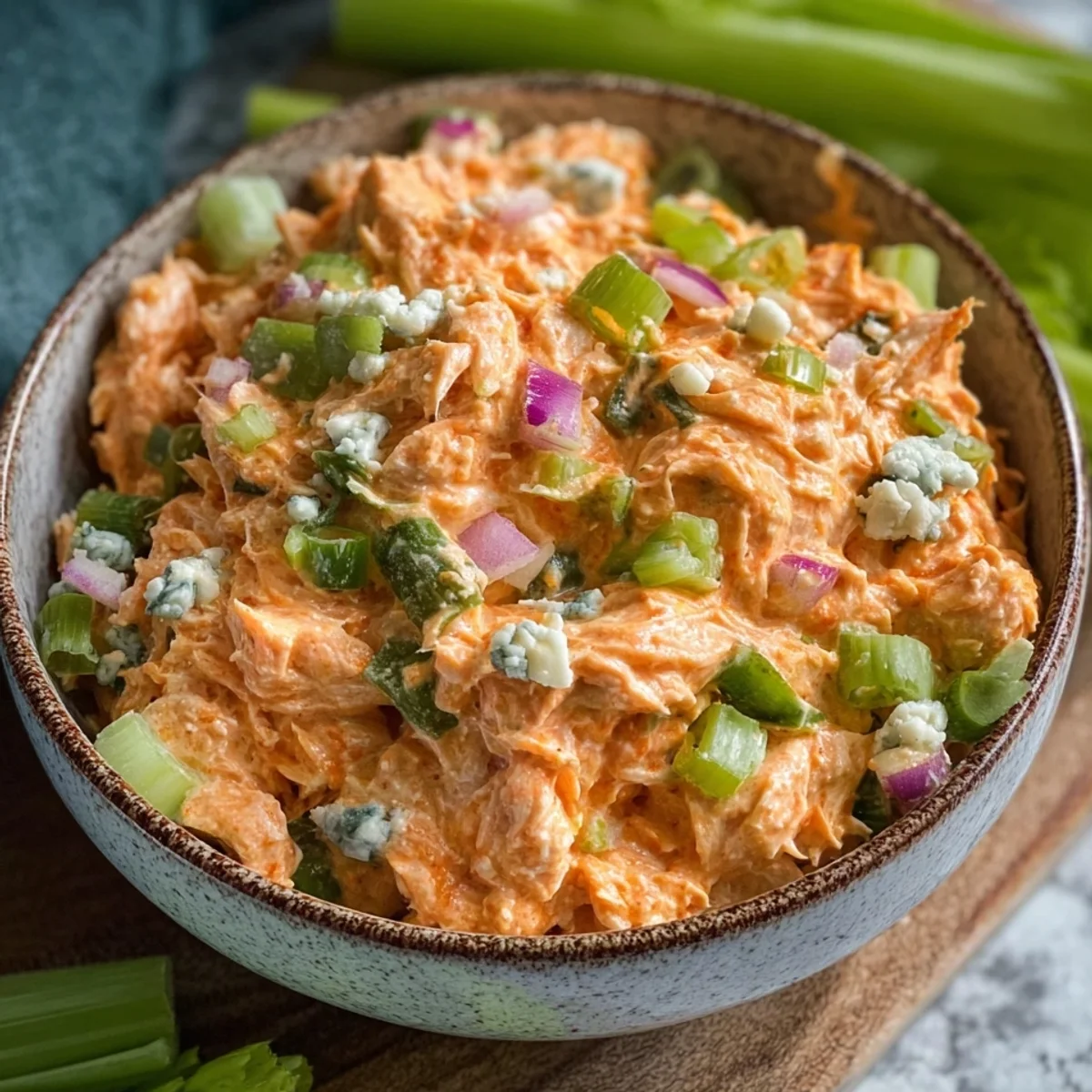 Easy High Protein Buffalo Tuna Salad