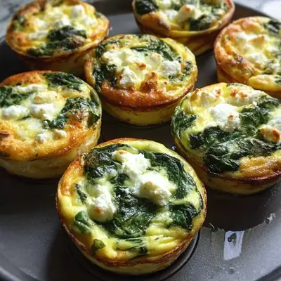 Egg Muffins with Spinach & Feta: Easy Meal Prep Breakfast