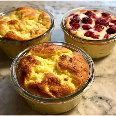 Fluffy Baked Protein Pancake Bowls for Meal Prep Breakfast