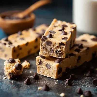 Healthy No-Bake Cookie Dough Protein Bars