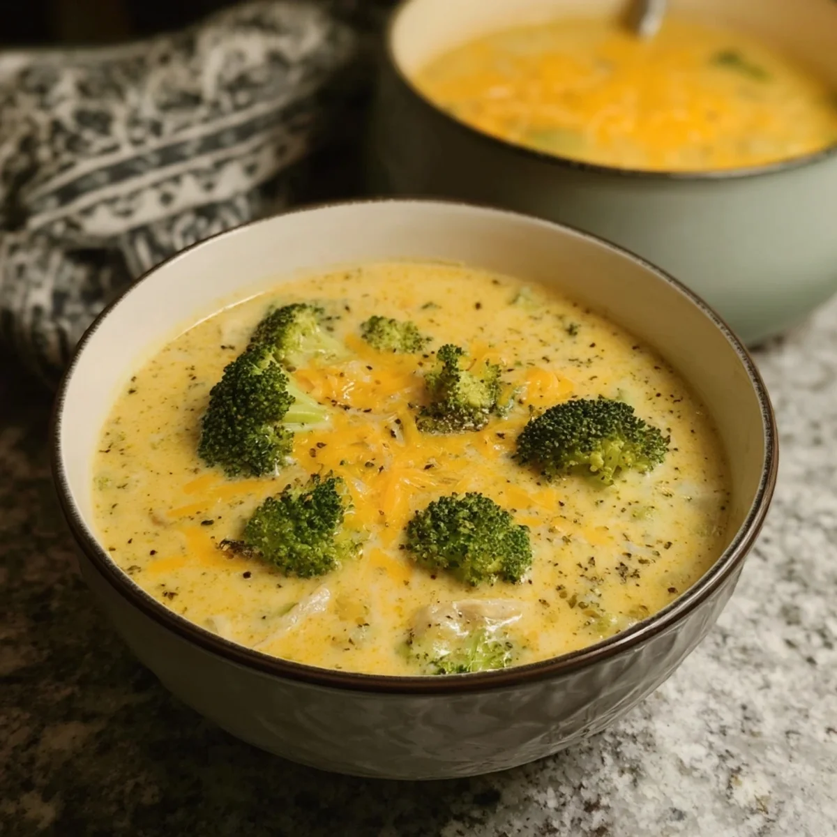 High Protein Broccoli Cheddar Soup: Healthy Comfort Food