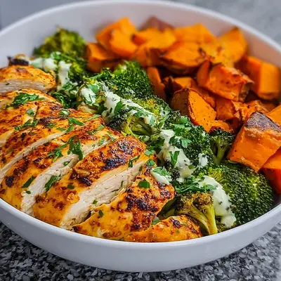 High-Protein Chicken Sweet Potato Bowl Recipe