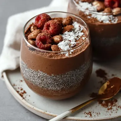 High Protein Chocolate Chia Pudding - Easy Meal Prep