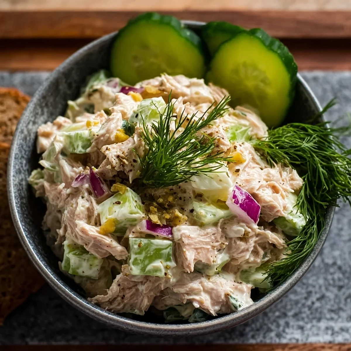 High Protein Cottage Cheese Tuna Salad for Meal Prep
