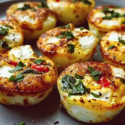 High Protein Egg White Bites: Low Calorie Meal Prep