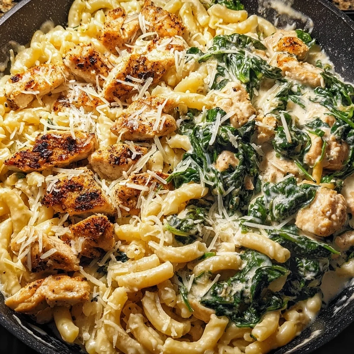 High Protein Garlic Parmesan Pasta Bowls