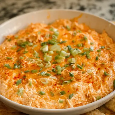 High-Protein Greek Yogurt Buffalo Chicken Dip