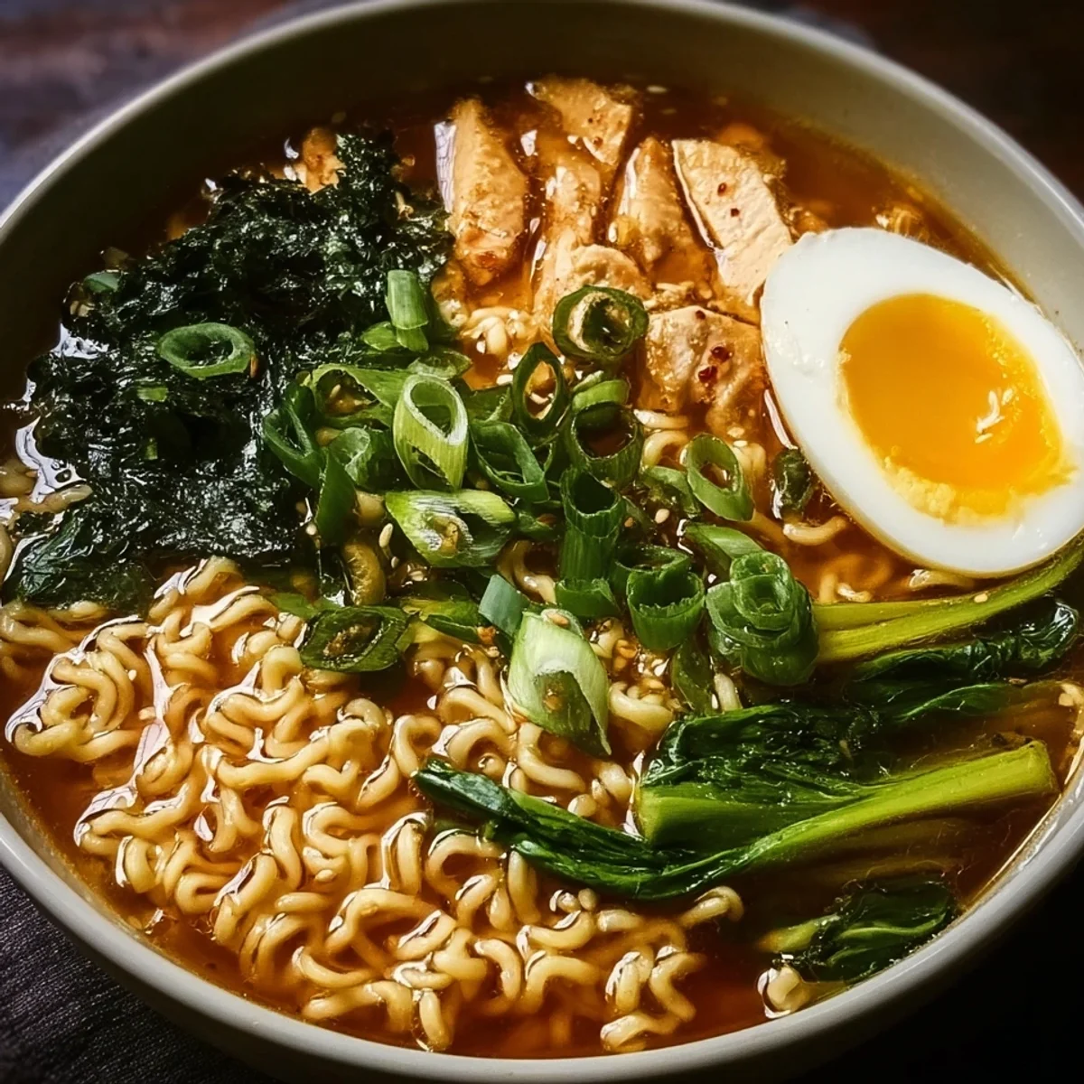 High Protein Ramen Noodle Soup for Easy Meal Prep
