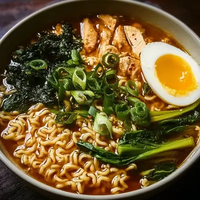 High Protein Ramen Noodle Soup for Easy Meal Prep