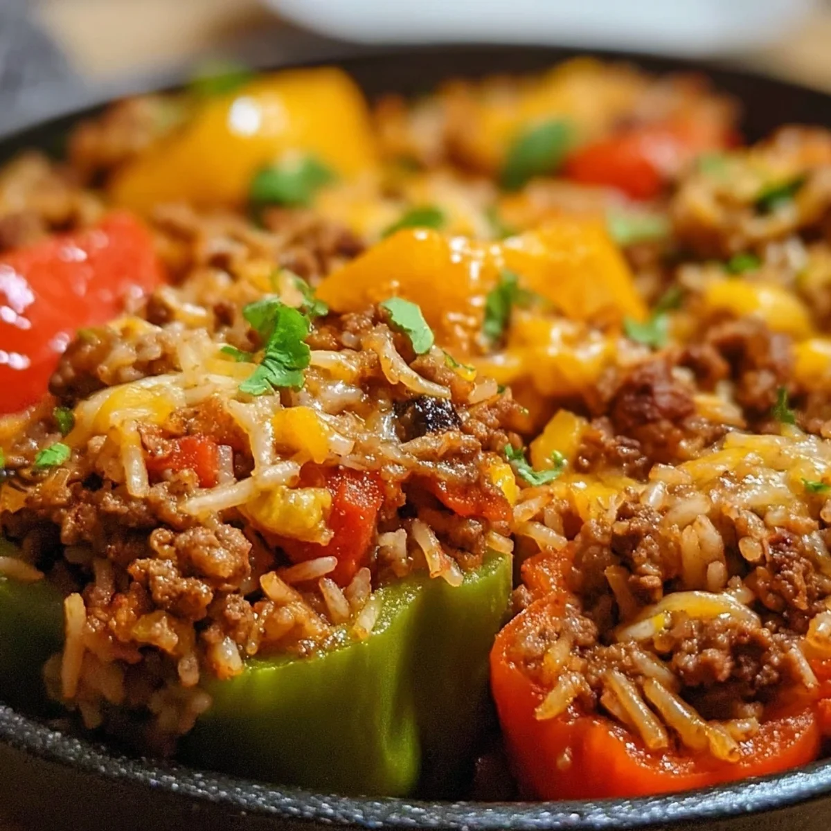 High Protein Unstuffed Peppers: Easy One-Pan Dinner
