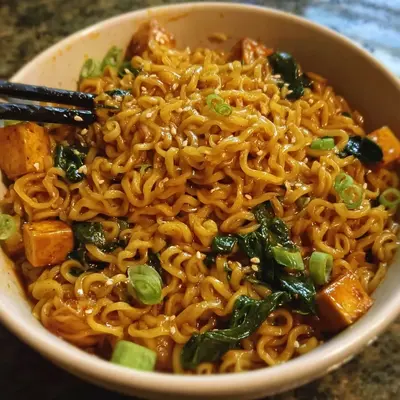 High Protein Vegan Ramen Noodles: Easy Saucy Dinner