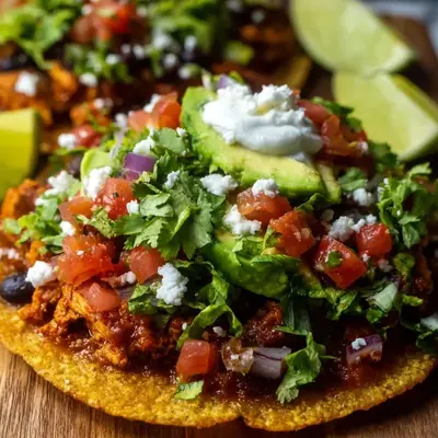 Low Calorie High Protein Tostadas: Quick Dinner
