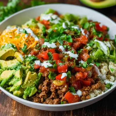 Low Carb Burrito Bowl: 25-Min Protein-Packed Meal