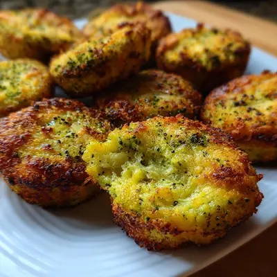Low-Carb Crispy Broccoli Cheese Rounds - Keto Snack
