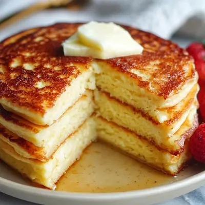 Low Carb Flourless Cottage Cheese Pancakes