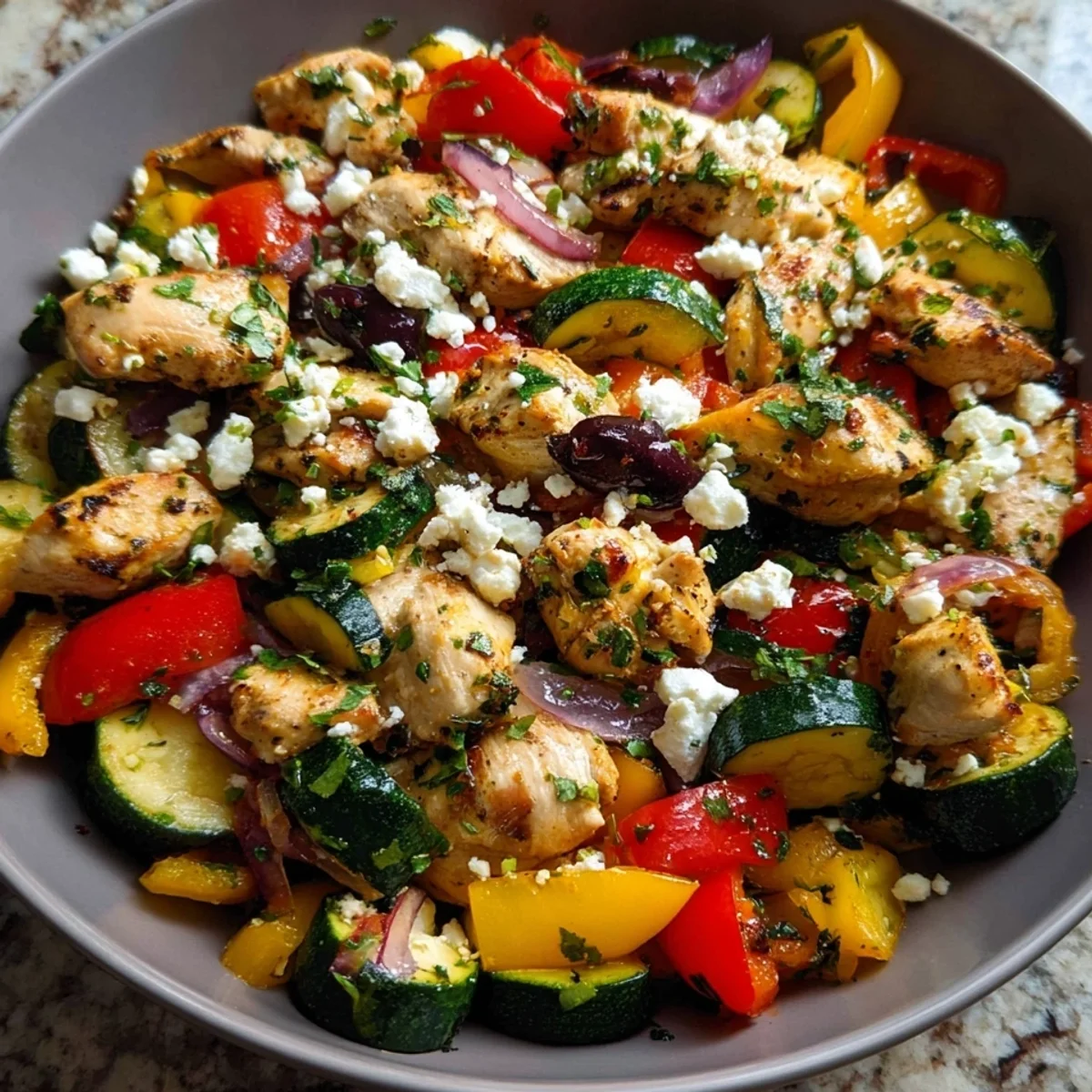 Mediterranean Chicken Stir-Fry: Quick & Healthy Dinner