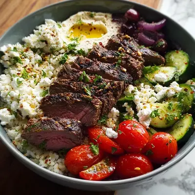 Mediterranean Steak Bowls: High-Protein & Flavorful